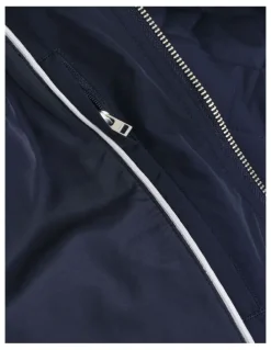 Gant Quilted Windcheater Jacket in Evening Blue