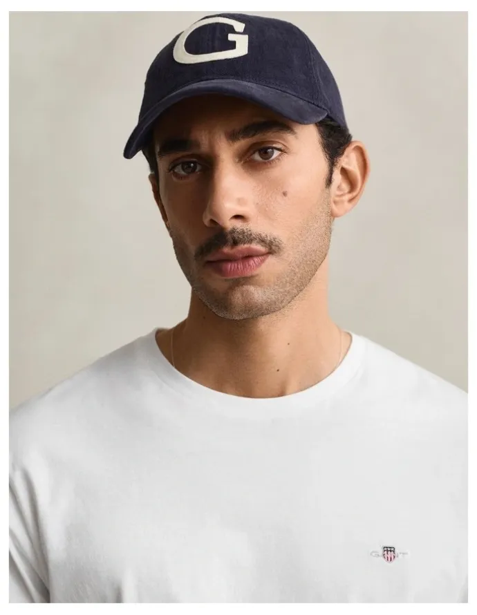 Gant Regular Shield T-shirt in White