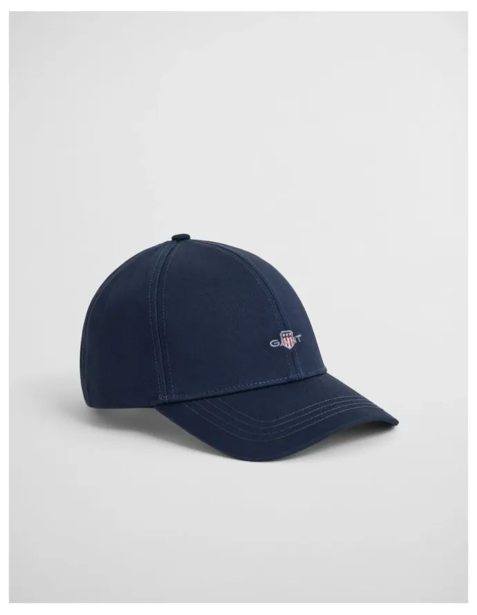 Gant Shield High Cotton Twill Cap in Marine