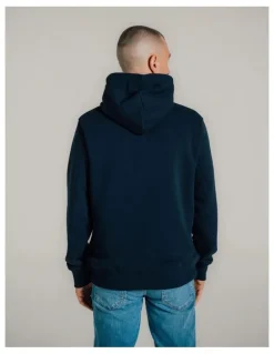 Gant Shield Hoodie in Evening Blue