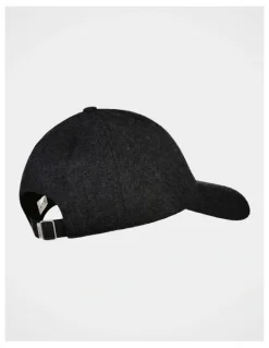 Gant Shield Melton Cap in Antracit Melange