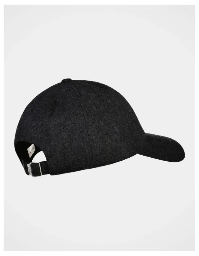 Gant Shield Melton Cap in Antracit Melange