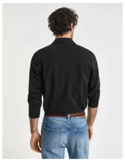 Gant Shield Pique Rugger in Black
