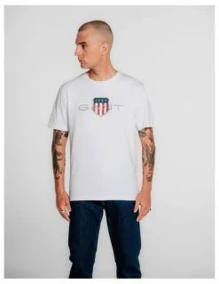 Gant Shield T-Shirt in White