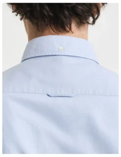 Gant Slim Fit Oxford Shirt in Light Blue