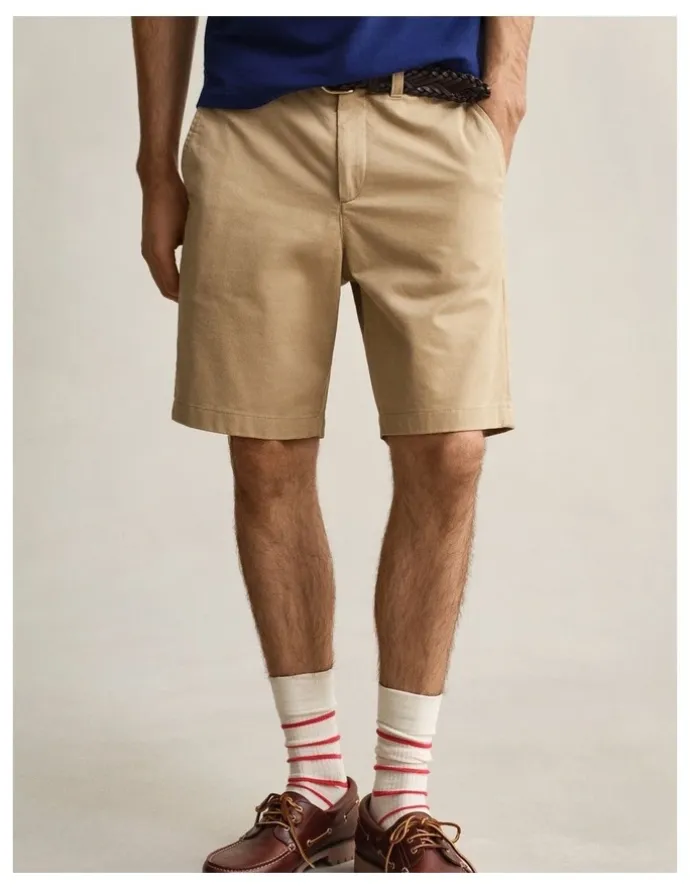 Gant Classic Chino Shorts in Dark Khaki