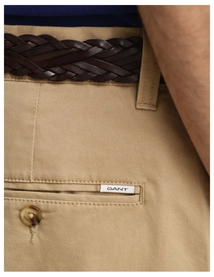 Gant Classic Chino Shorts in Dark Khaki