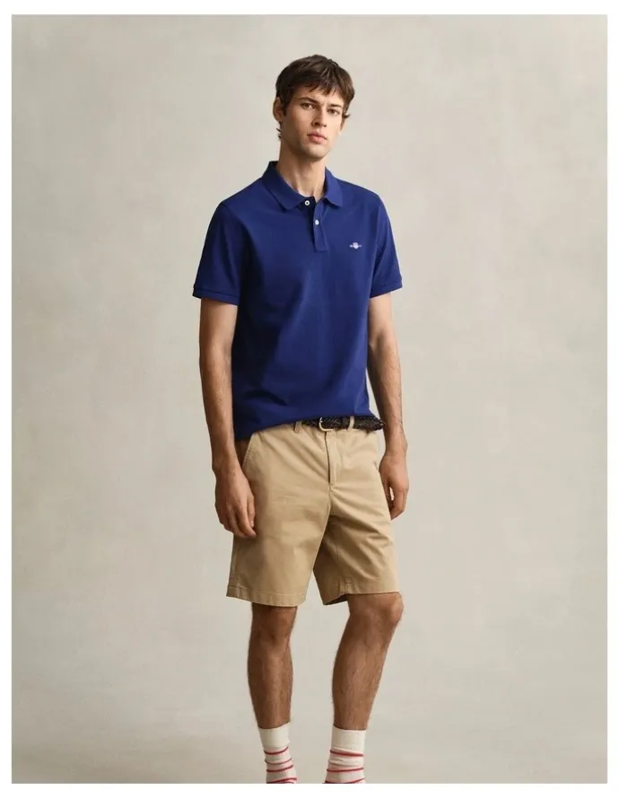 Gant Classic Chino Shorts in Dark Khaki