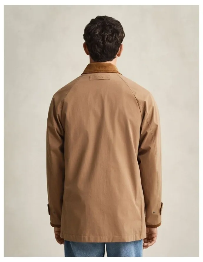 Gant Field Decker Jacket in Warm Khaki