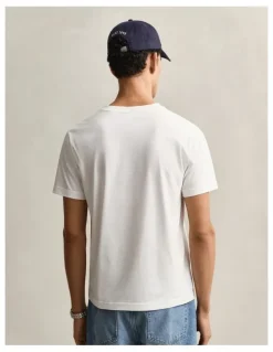 Gant Graphic T-Shirt in Eggshell