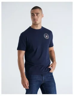 Gant Graphic T-shirt in Evening Blue