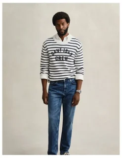 Gant Regular Fit Jeans in Mid Blue Broken In