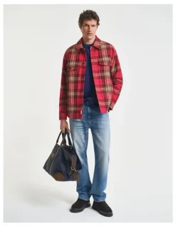 Gant Regular Fit Shield T-Shirt in Persian Blue