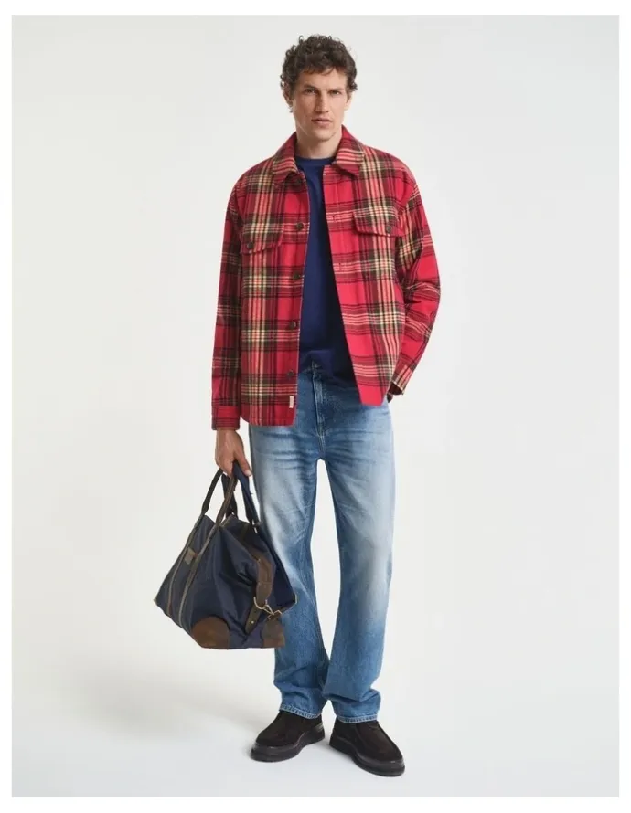 Gant Regular Fit Shield T-Shirt in Persian Blue