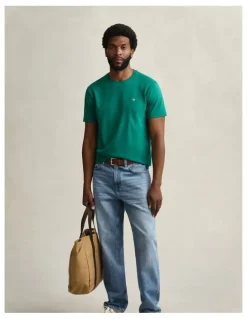 Gant Regular Fit Shield T-Shirt in Botanical Hue