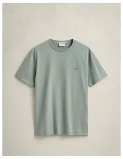 Gant Regular Fit Shield T-Shirt in Ceramic Grey