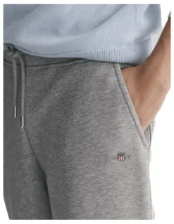 Gant Shield Sweatpants in Grey Melange