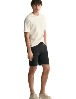 Gant Shield Sweat Shorts in Black