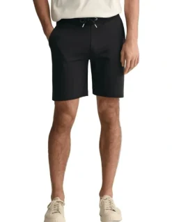 Gant Shield Sweat Shorts in Black