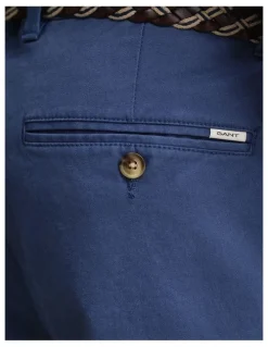 Gant Slim Fit Classic Chinos in Vintage Blue