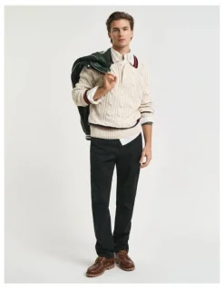 Gant Twill Chinos in Black