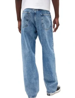 Gap Lt Dest Fa24 Baggy Fit Jeans in Light Wash