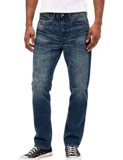 Gap Relaxed Straight Jeans in Dark Wash