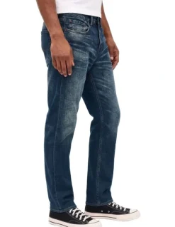 Gap Relaxed Straight Jeans in Dark Wash