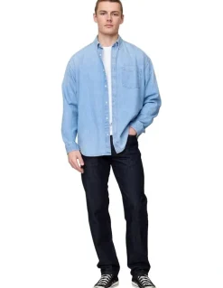 Gap Straight Jeans in Resin Rinse