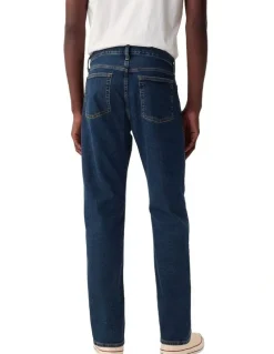 Gap Straight Jeans in Resin Rinse