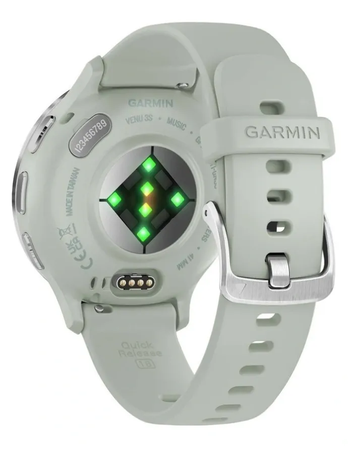 Garmin Venu 3S Smartwatch in Sage Gray/Passivated