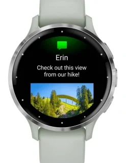 Garmin Venu 3S Smartwatch in Sage Gray/Passivated