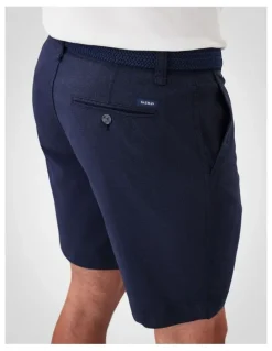 GAZMAN Active Quick Dry Houndstooth Shorts Midnight in Blue