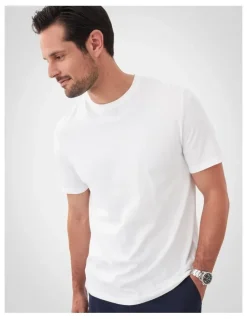 GAZMAN Basic Short Sleeve Tee in White