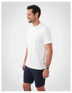 GAZMAN Basic Short Sleeve Tee in White