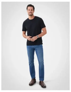 GAZMAN Basic Short Sleeve Tee in Black