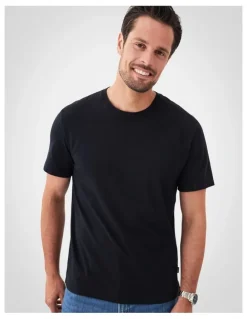 GAZMAN Basic Short Sleeve Tee in Black