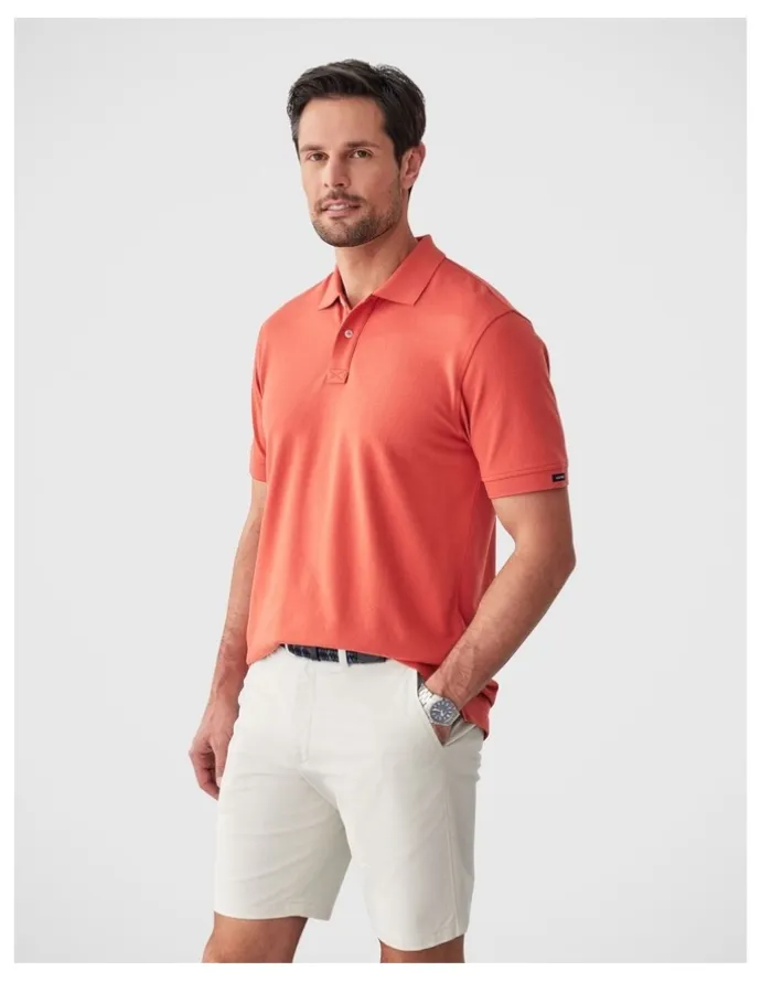 Gazman Classic Pique Polo Guava