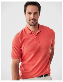 Gazman Classic Pique Polo Guava