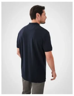 GAZMAN Classic Pique Polo in Black