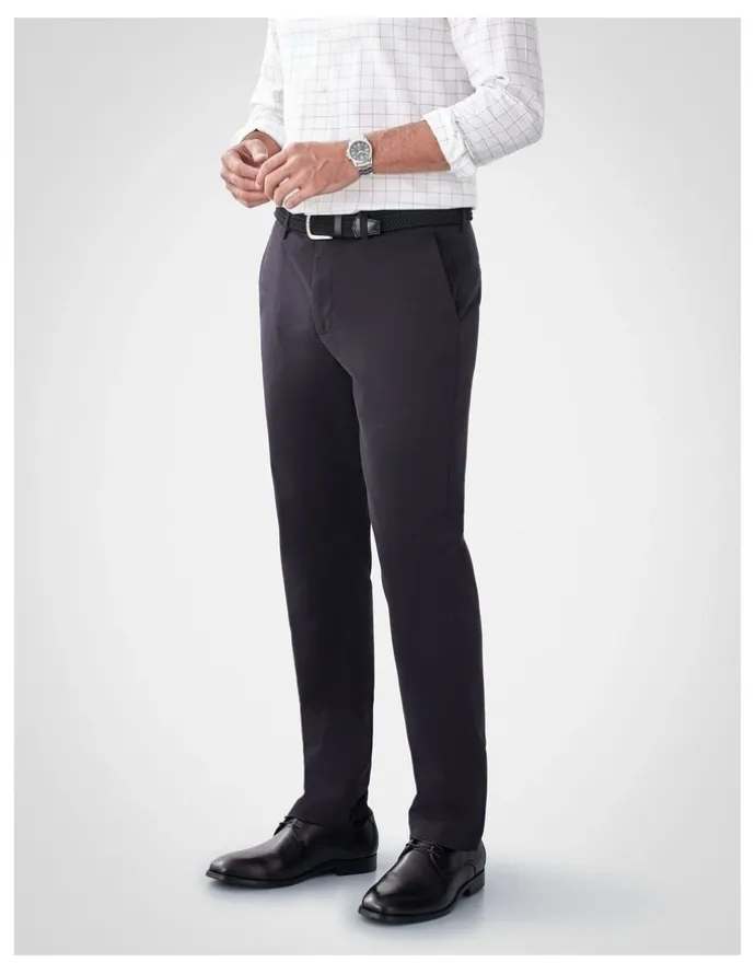 GAZMAN Comfort Chino Pant in Black