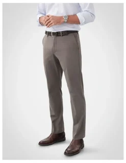 GAZMAN Comfort Stretch Chino Pant in Walnut
