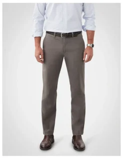 GAZMAN Comfort Stretch Chino Pant in Walnut