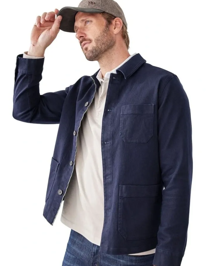 GAZMAN Davies Chore Jacket in Navy