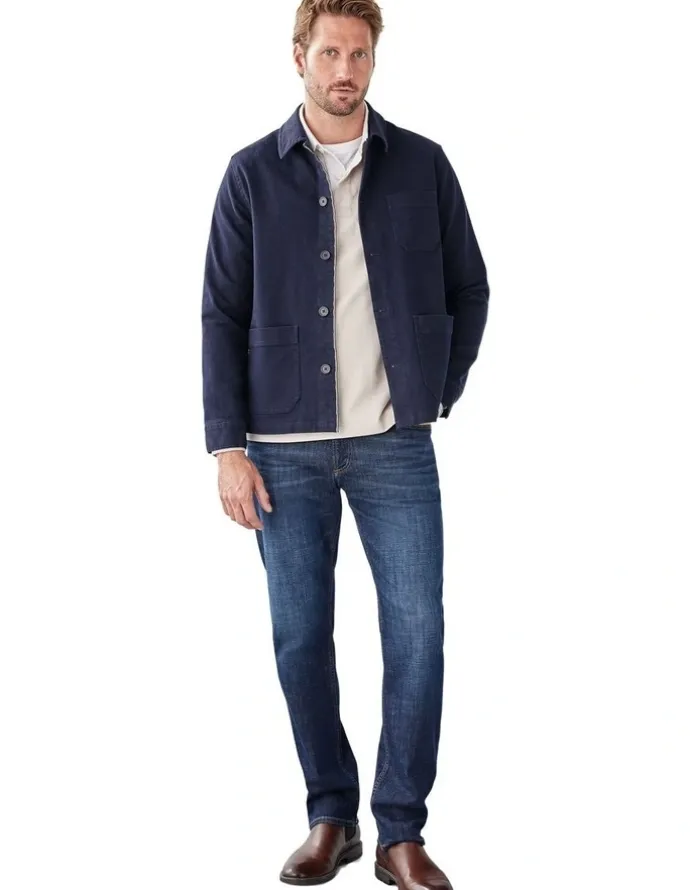 GAZMAN Davies Chore Jacket in Navy