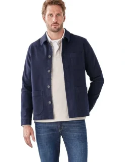GAZMAN Davies Chore Jacket in Navy