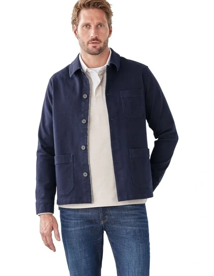 GAZMAN Davies Chore Jacket in Navy