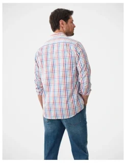 Gazman Easy Care Multi Check Long Sleeve Shirt Multi Check