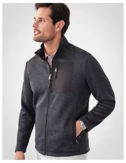 GAZMAN GAZFLEX Zip Through Sweat Charcoal