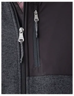 GAZMAN GAZFLEX Zip Through Sweat Charcoal